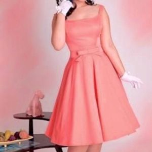 Tatyana Pinup Georgia Peach Dress